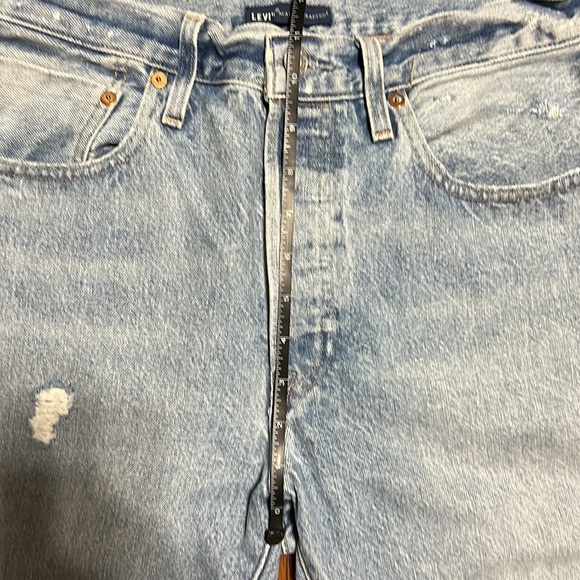 Levi’s Made and Crafted 501 Patchwork Selvedge Denim Jeans - Picture 8 of 9